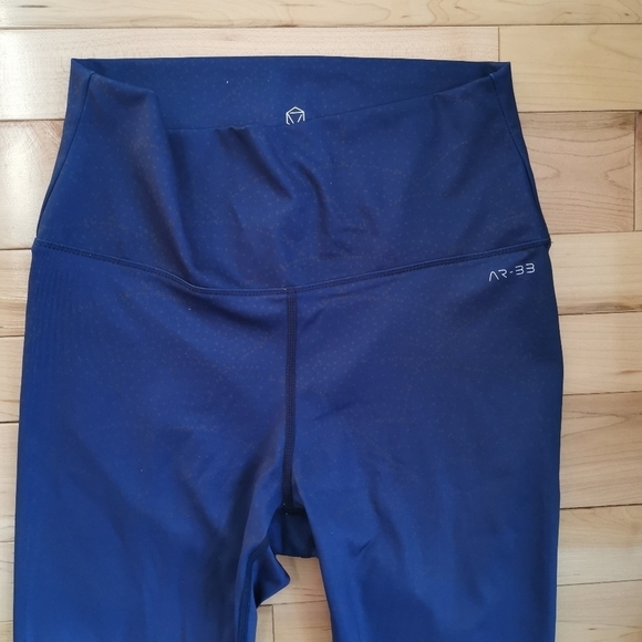 AR-33 Ocean‎ Fade 7/8 High Waist Ombre  Leggings Yoga/Workout - Picture 5 of 9